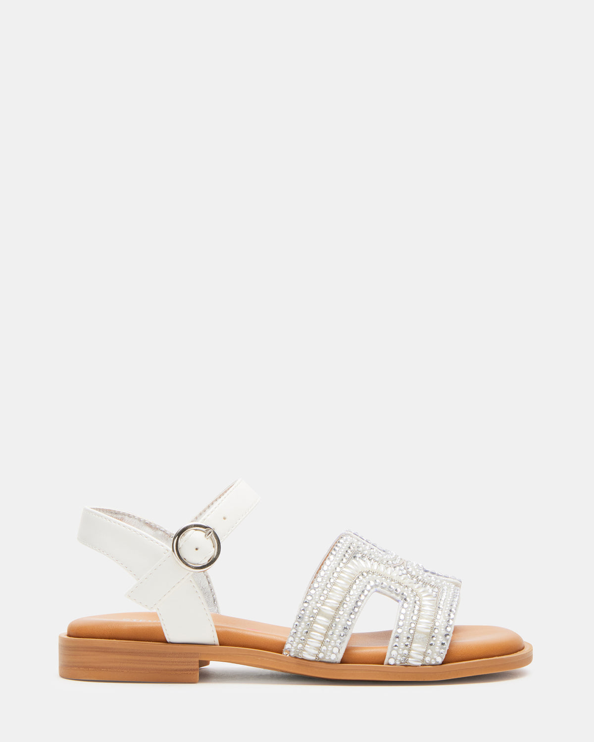 Kids' HAYDLYN Ivory Girls' Sandals | Steve Madden Latest