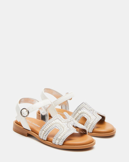 Kids' HAYDLYN Ivory Girls' Sandals | Steve Madden Latest
