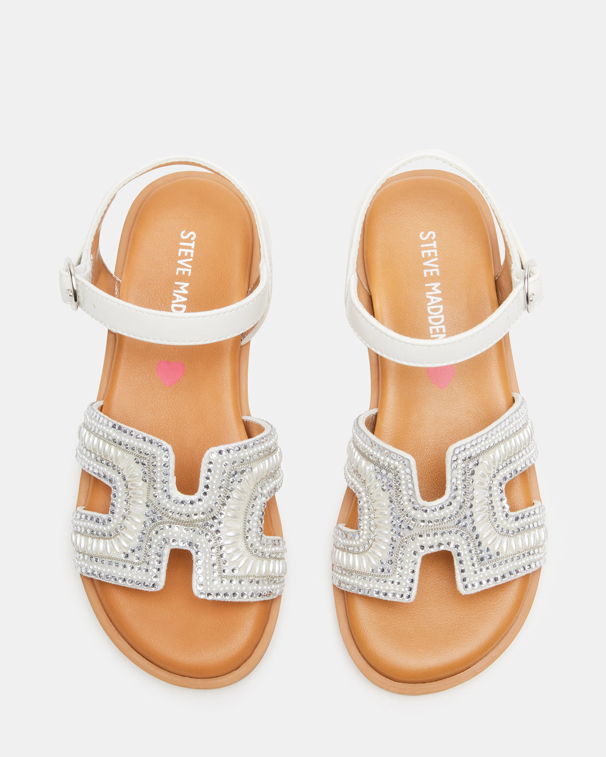 Kids' HAYDLYN Ivory Girls' Sandals | Steve Madden Latest
