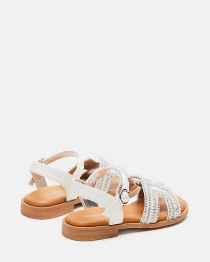 Kids' HAYDLYN Ivory Girls' Sandals | Steve Madden Latest