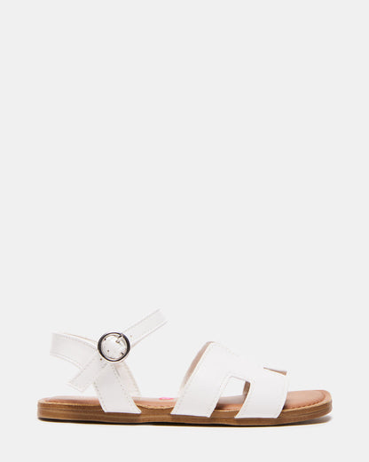 Kids' HAYDIN White Girls' Sandals | Steve Madden Best Seller