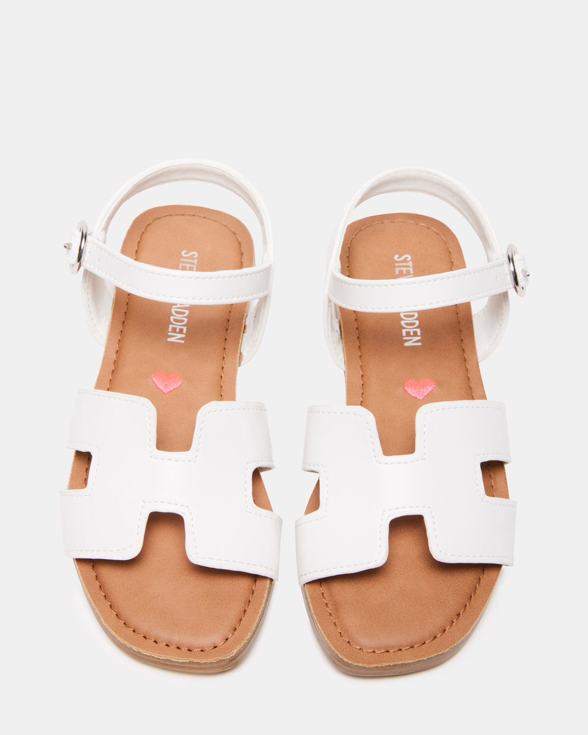 Kids' HAYDIN White Girls' Sandals | Steve Madden Best Seller
