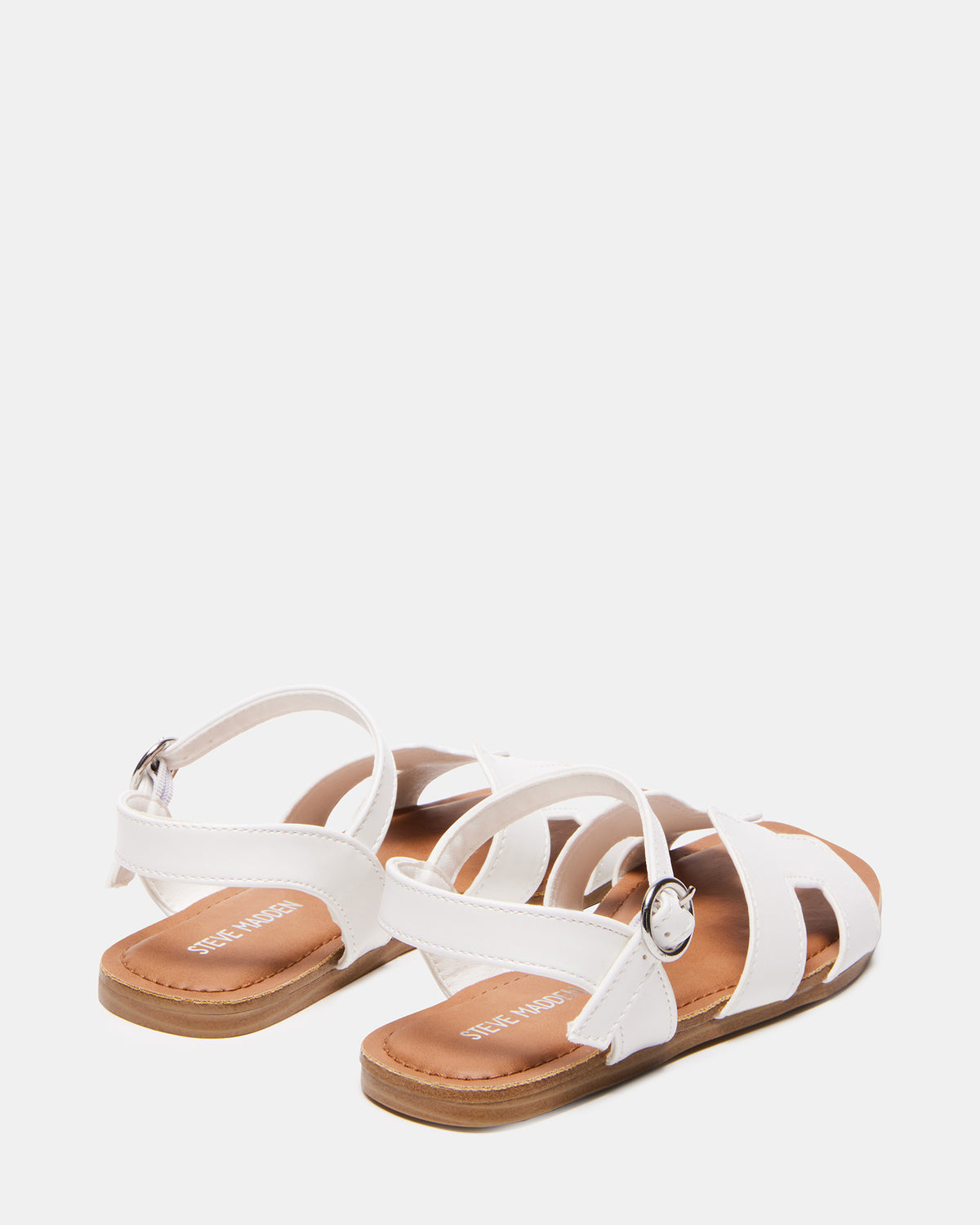 Kids' HAYDIN White Girls' Sandals | Steve Madden Best Seller