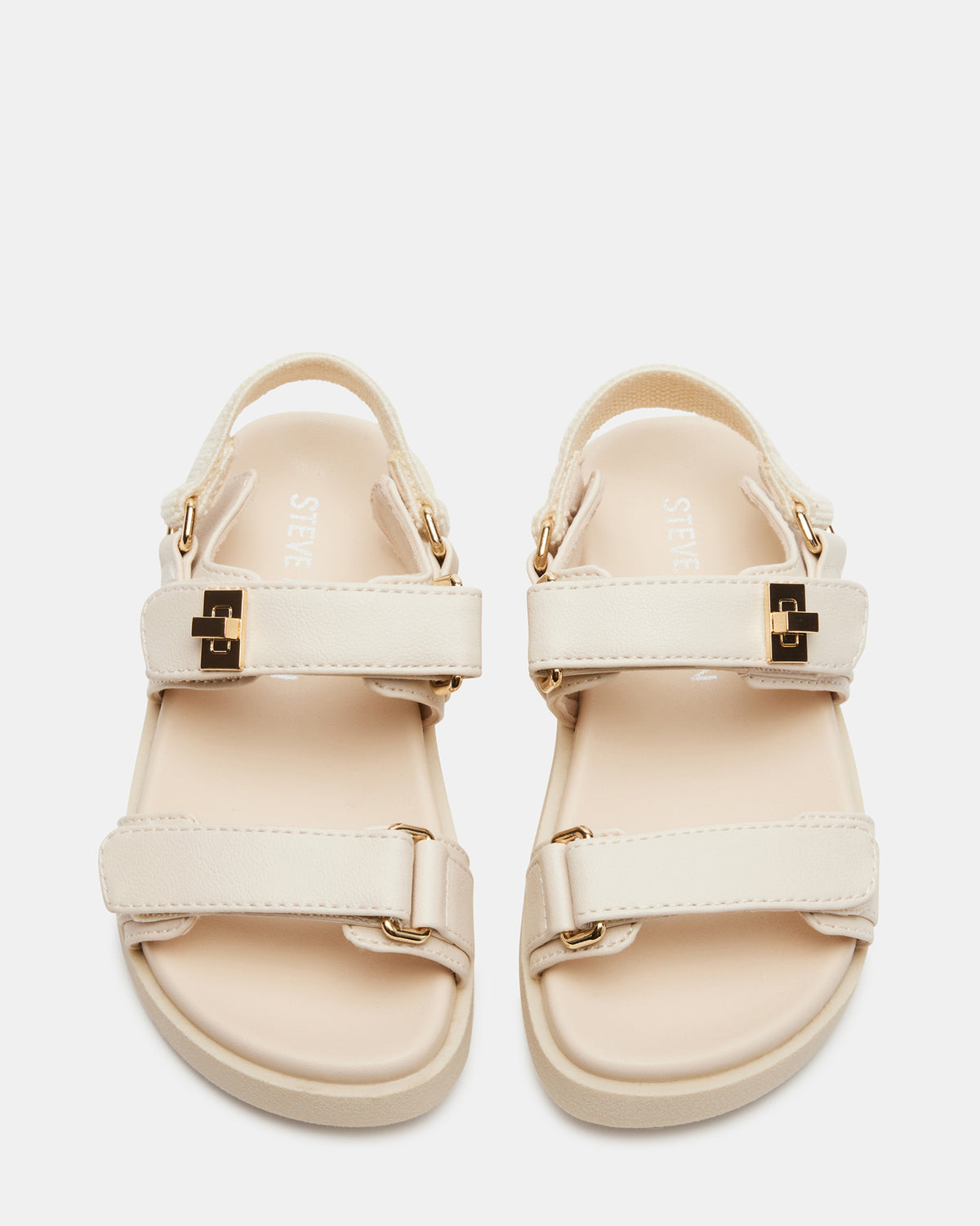 Toddlers' MONA Bone Girls' Flatform Sandal | Steve Madden Featured