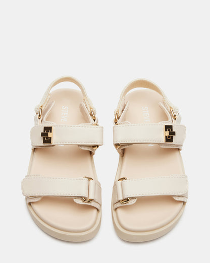 Toddlers' MONA Bone Girls' Flatform Sandal | Steve Madden Featured