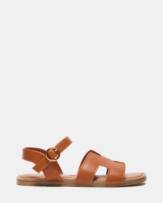 Kids' HAYDIN Cognac Girls' Sandals | Steve Madden Customer Favorite