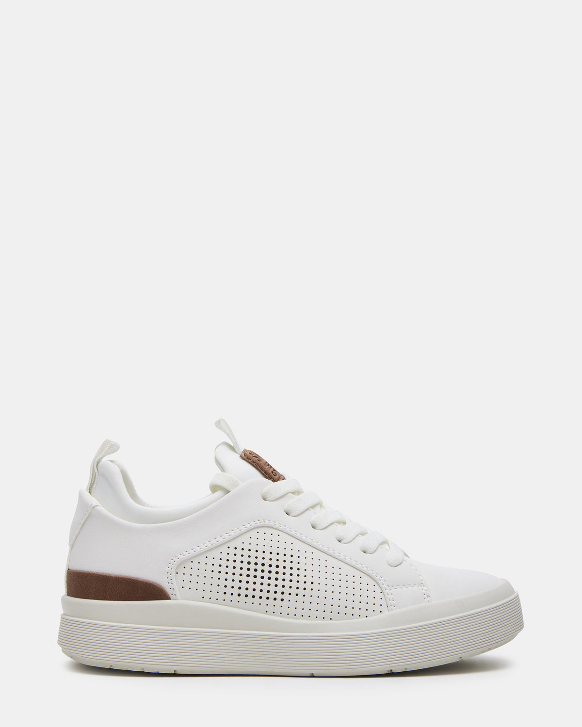 Kids' OASYS White Boys' Low-Top Lace-Up Sneakers | Steve Madden Exclusive