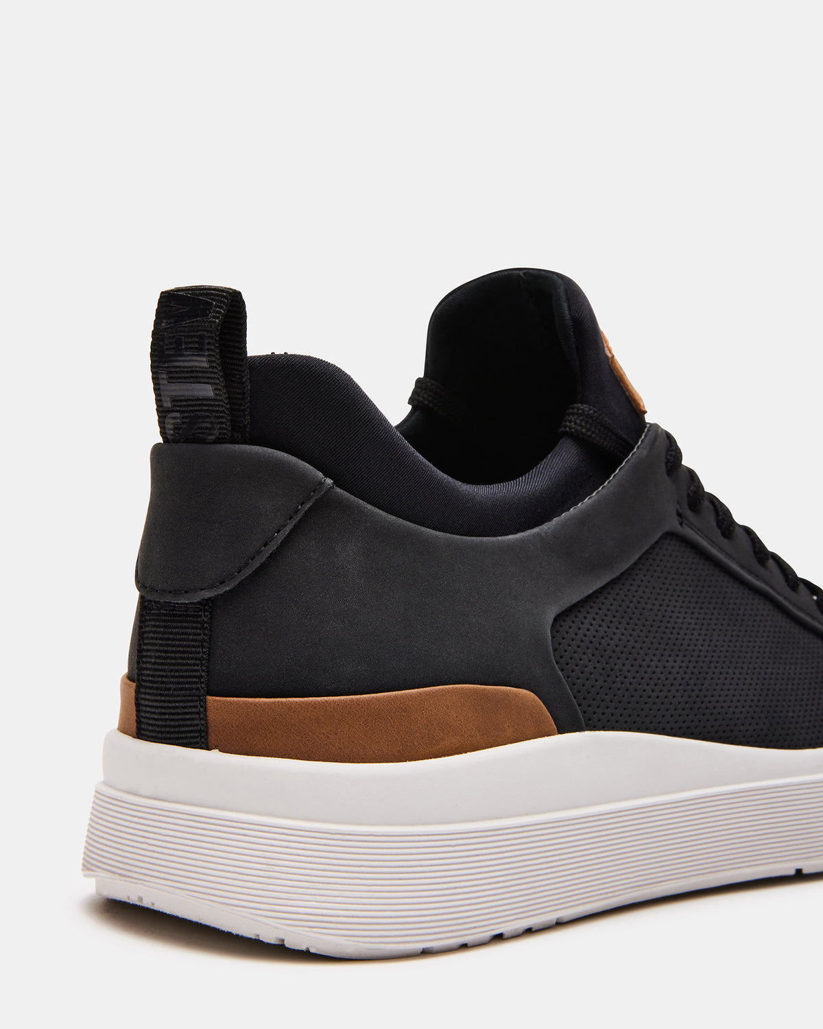 DACK Black Men's Lace-Up Sneakers | Steve Madden Latest
