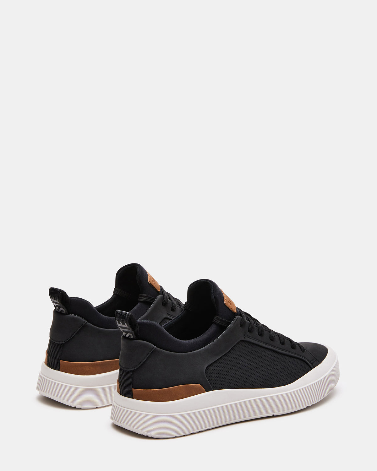 DACK Black Men's Lace-Up Sneakers | Steve Madden Latest