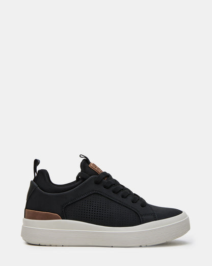 Kids' OASYS Black Boys' Low-Top Lace-Up Sneakers | Steve Madden Best Seller