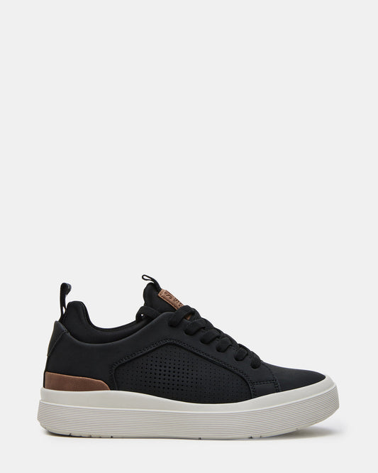 Kids' OASYS Black Boys' Low-Top Lace-Up Sneakers | Steve Madden Best Seller