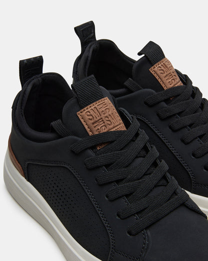 Kids' OASYS Black Boys' Low-Top Lace-Up Sneakers | Steve Madden Best Seller