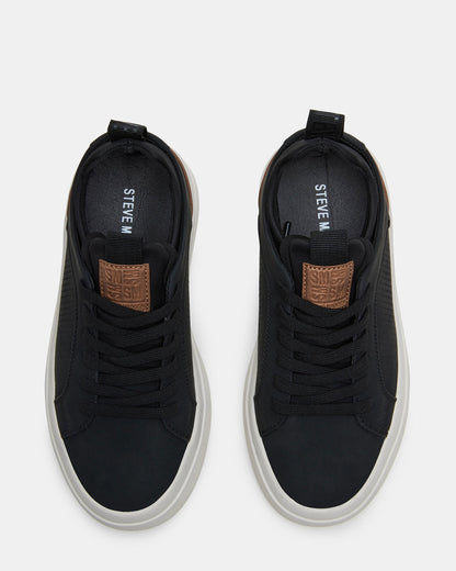 Kids' OASYS Black Boys' Low-Top Lace-Up Sneakers | Steve Madden Best Seller