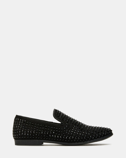 Kids' CAVIAR Black Rhinestone Boys' Dress Shoe | Steve Madden Essential