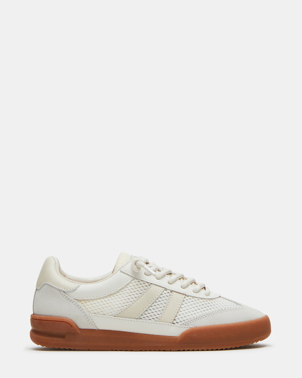VERDICT White Multi Women's Lace-Up Sneaker | Steve Madden Latest