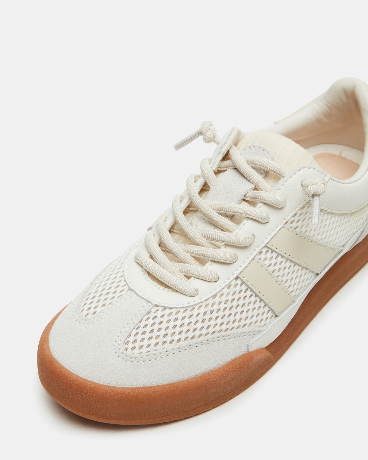 VERDICT White Multi Women's Lace-Up Sneaker | Steve Madden Latest