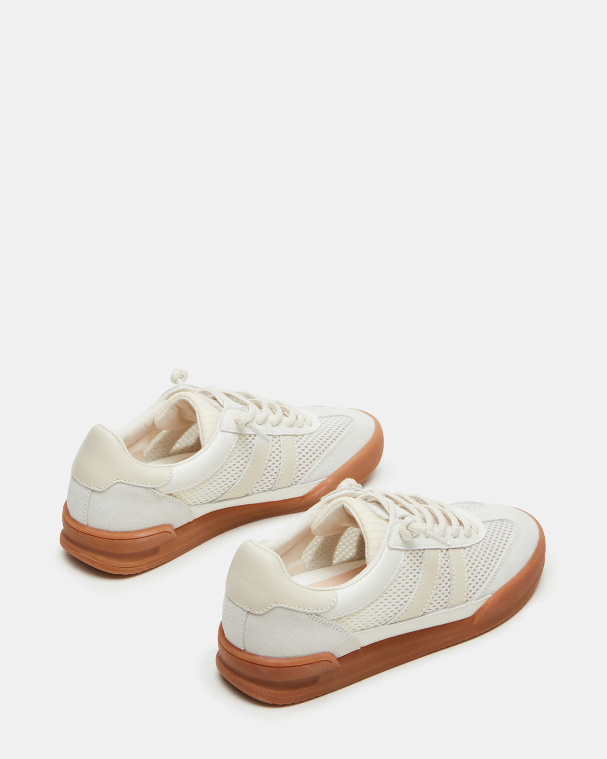 VERDICT White Multi Women's Lace-Up Sneaker | Steve Madden Latest