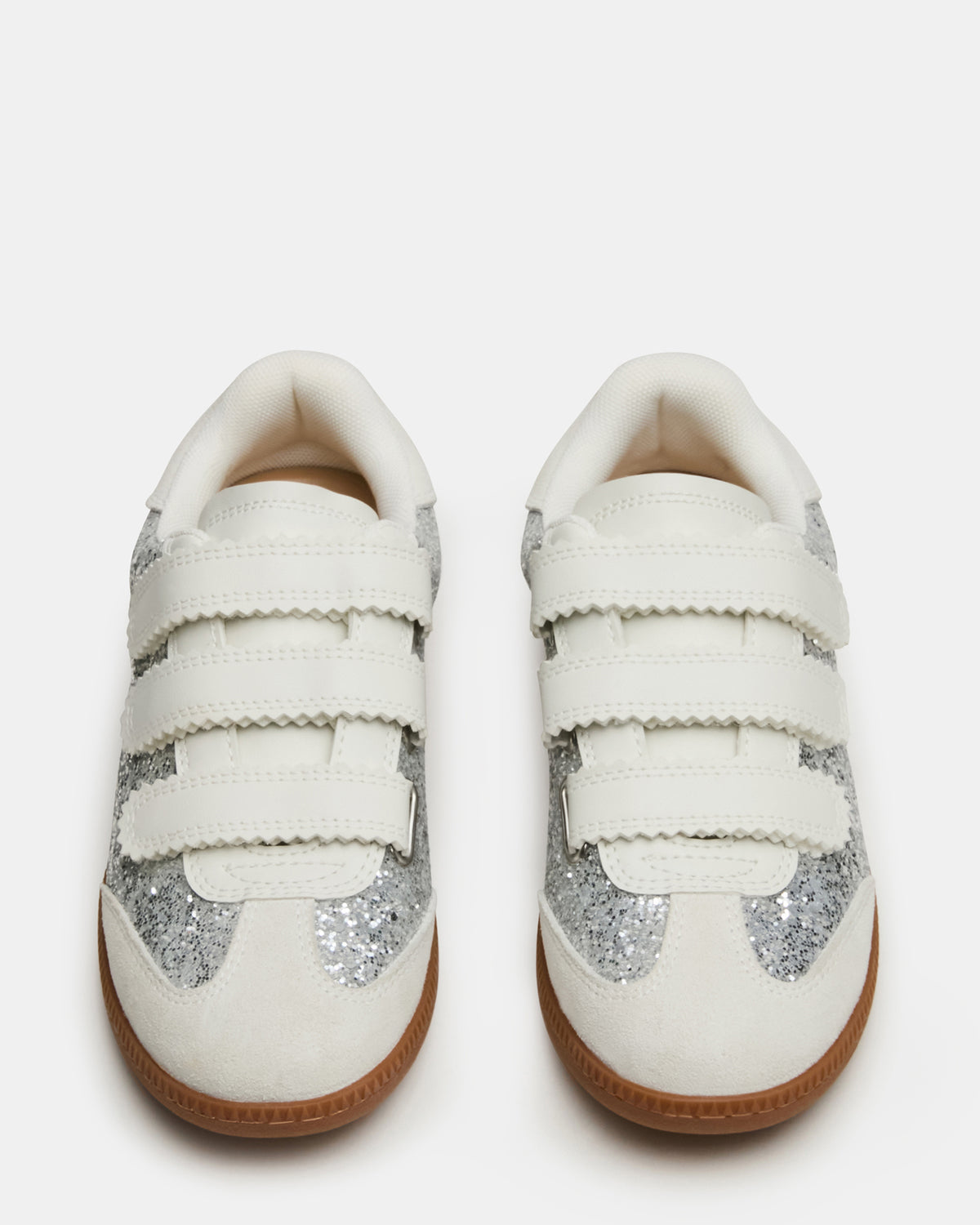 MOMENTUM Multi Glitter Velcro Low-Top Women's Sneakers | Steve Madden Latest