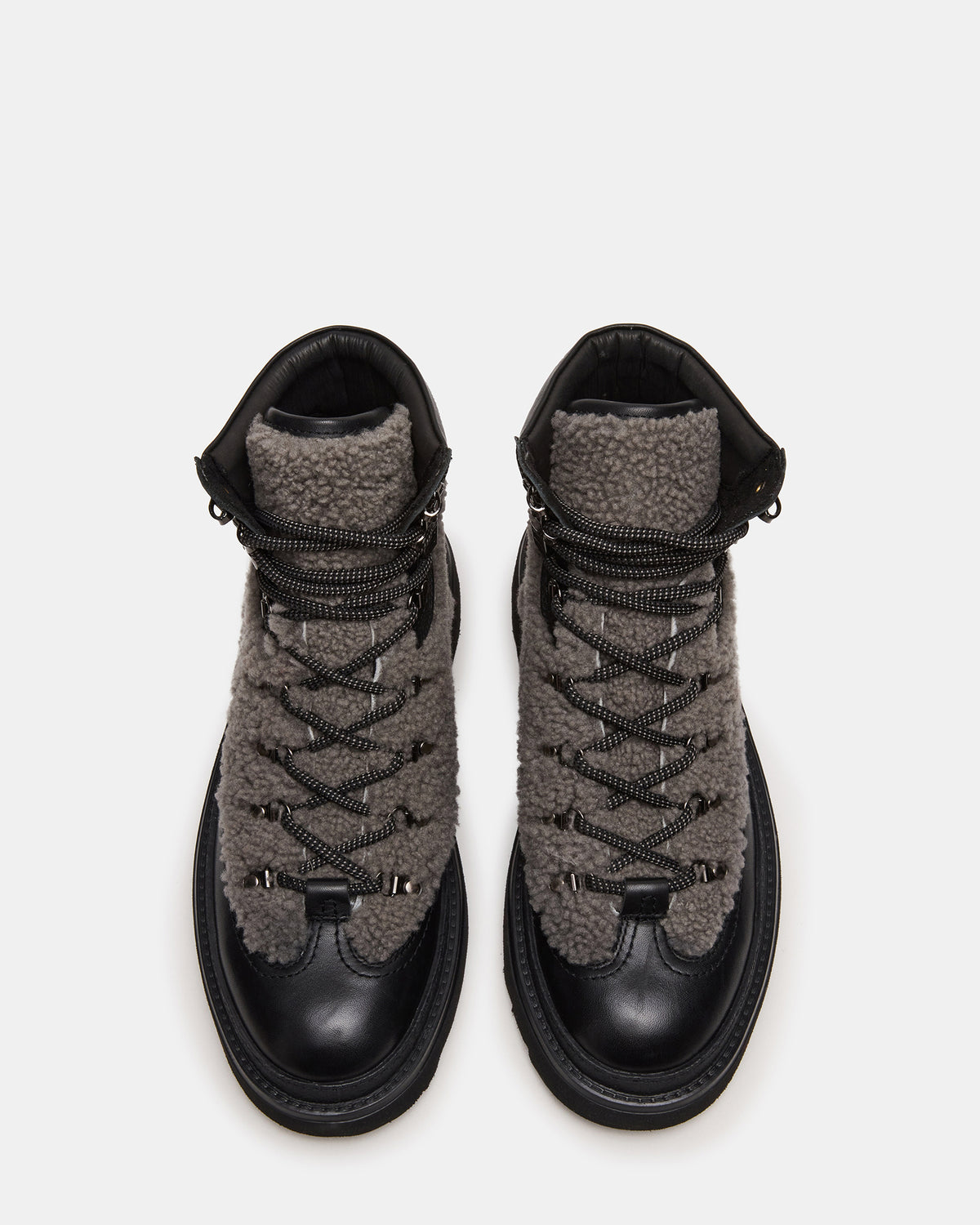 YOSEMITE Grey Multi Lace-Up Lug Men's Ankle Boot | Steve Madden Everyday