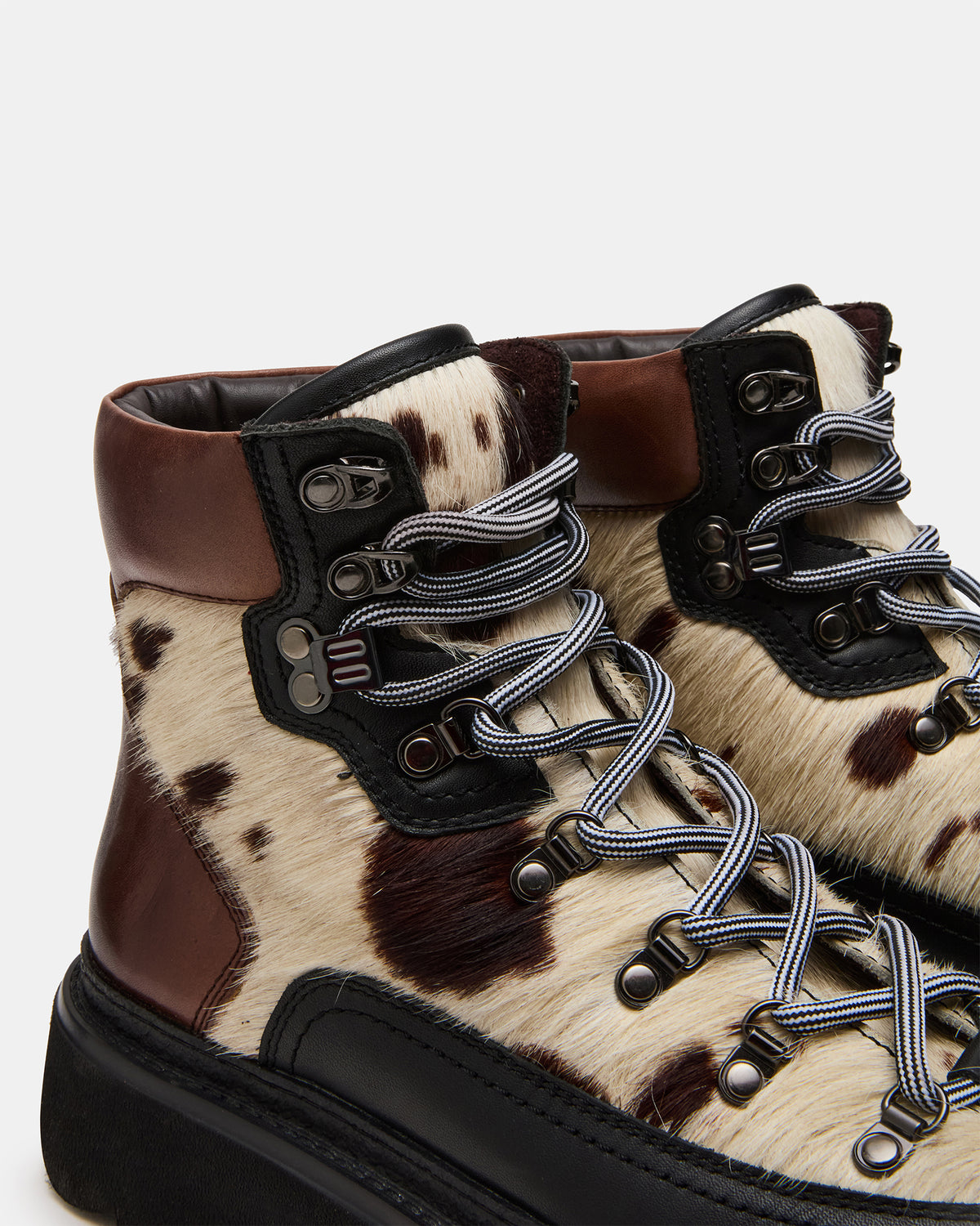 YOSEMITE Brown Multi Lace-Up Lug Men's Ankle Boot | Steve Madden Trusted