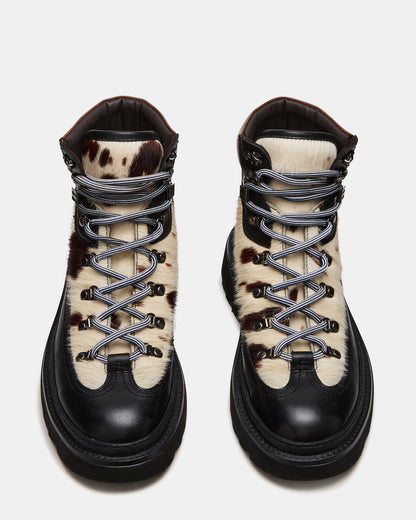 YOSEMITE Brown Multi Lace-Up Lug Men's Ankle Boot | Steve Madden Trusted