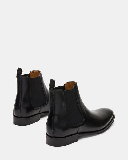 ALDAIR Black Chelsea Men's Ankle Boot | Steve Madden Featured