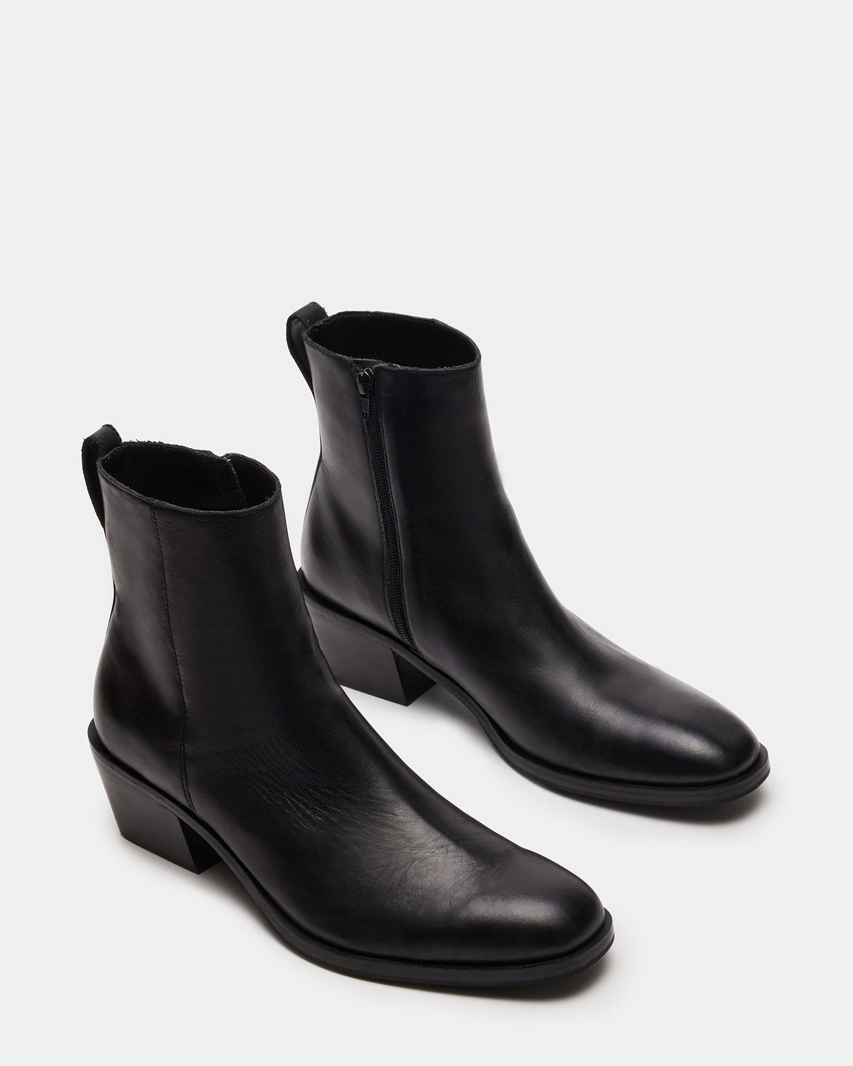 RICHIE Black Leather Men's Boots | Steve Madden Premium