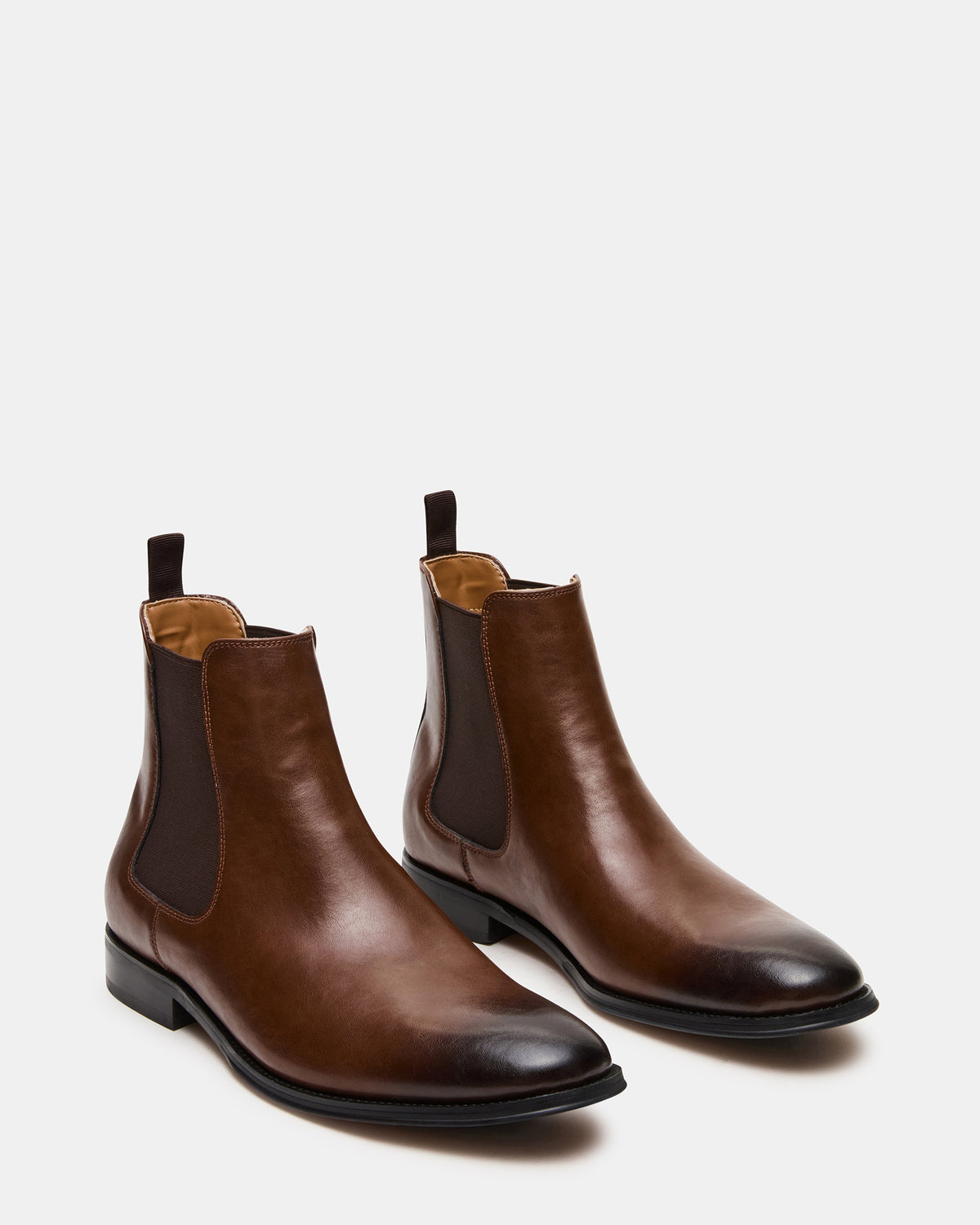 ALDAIR Brown Chelsea Men's Ankle Boot | Steve Madden Premium