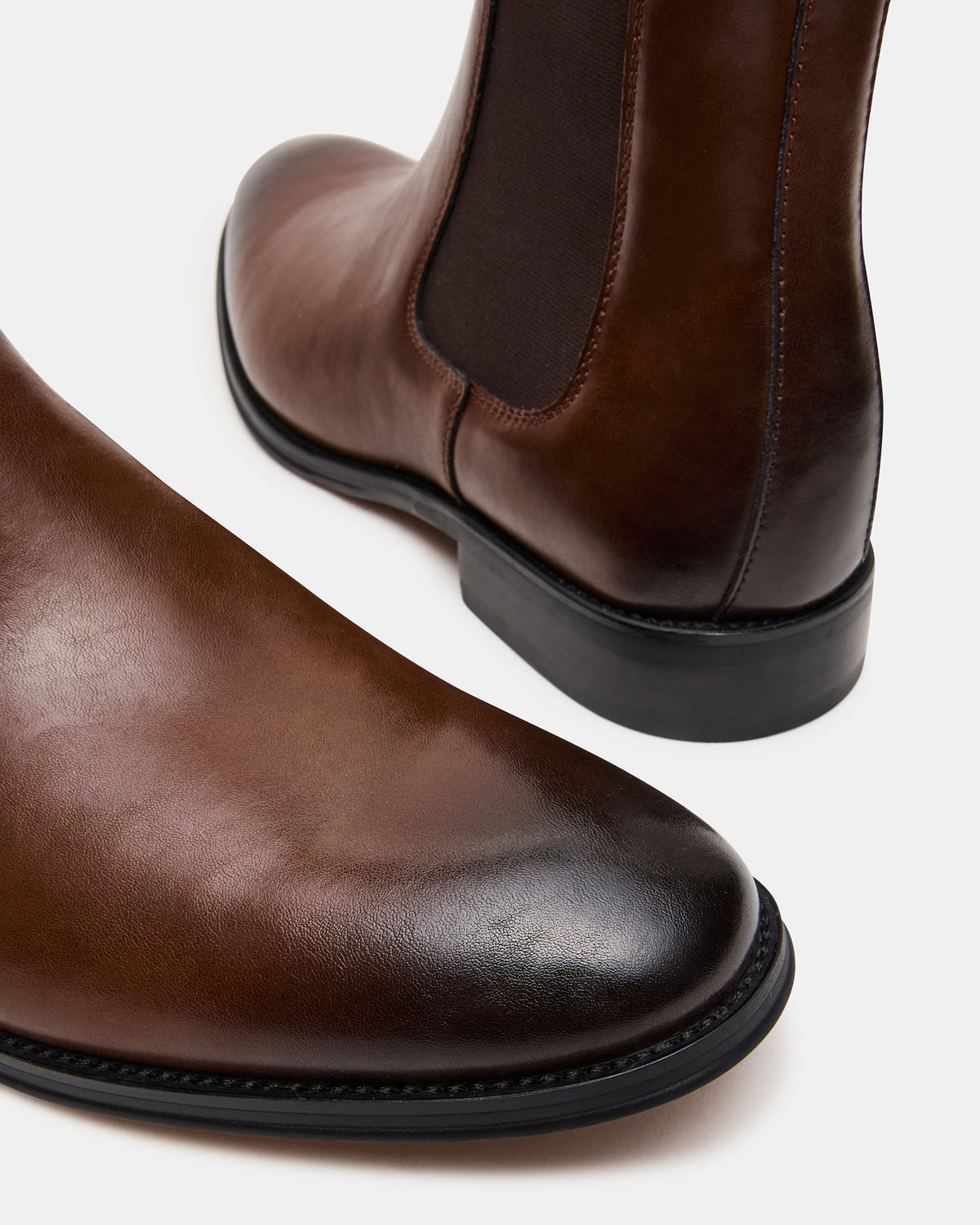 ALDAIR Brown Chelsea Men's Ankle Boot | Steve Madden Premium