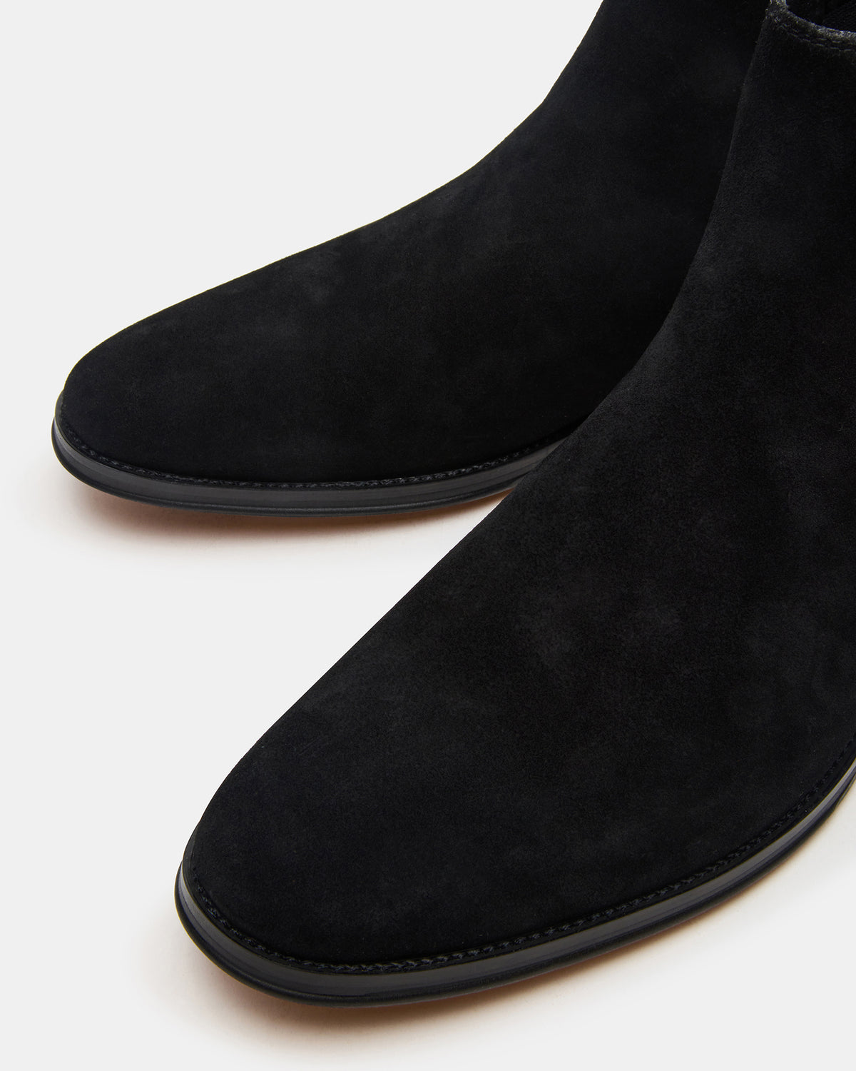 ALDAIR Black Suede Chelsea Men's Ankle Boot | Steve Madden Best Seller