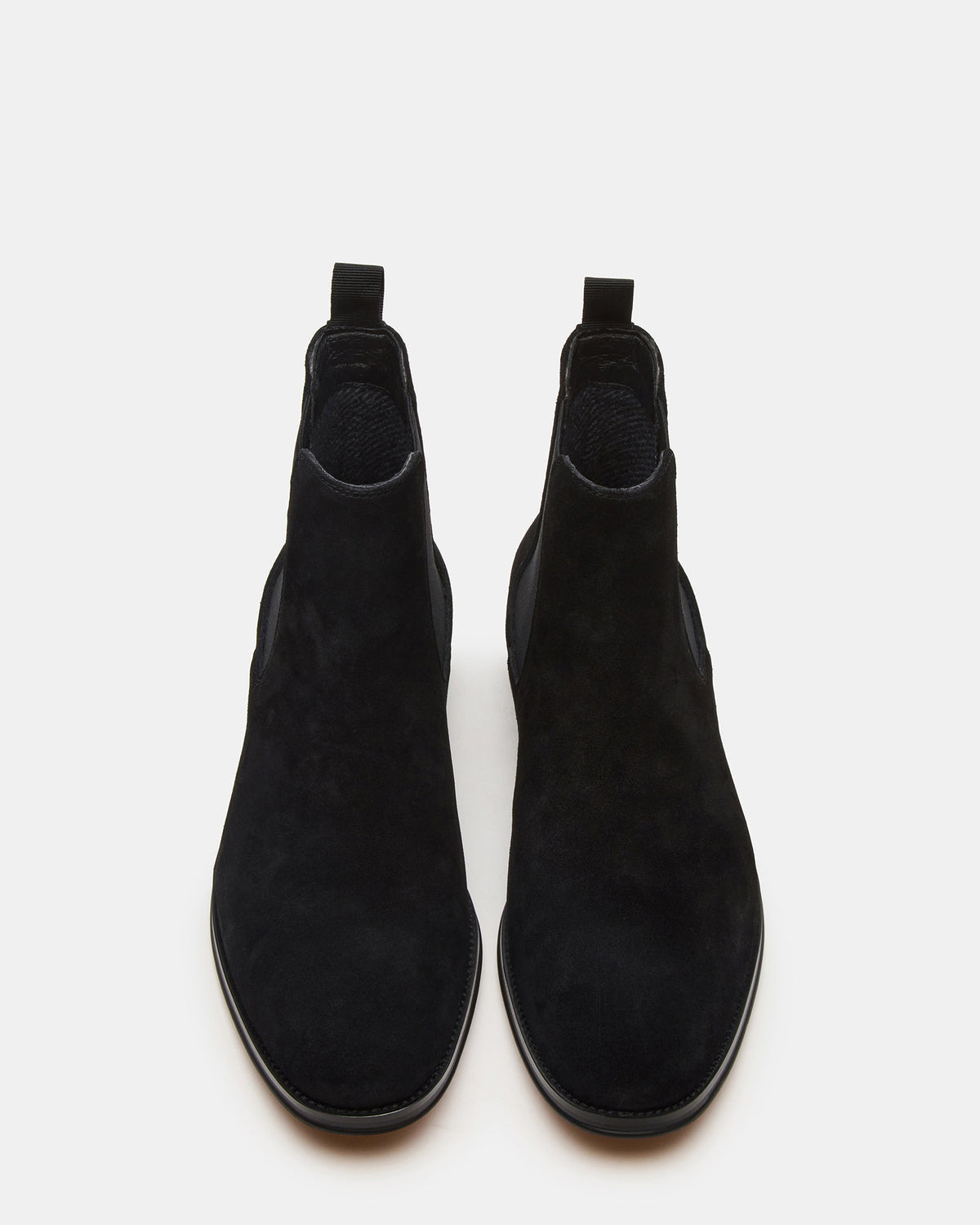 ALDAIR Black Suede Chelsea Men's Ankle Boot | Steve Madden Best Seller