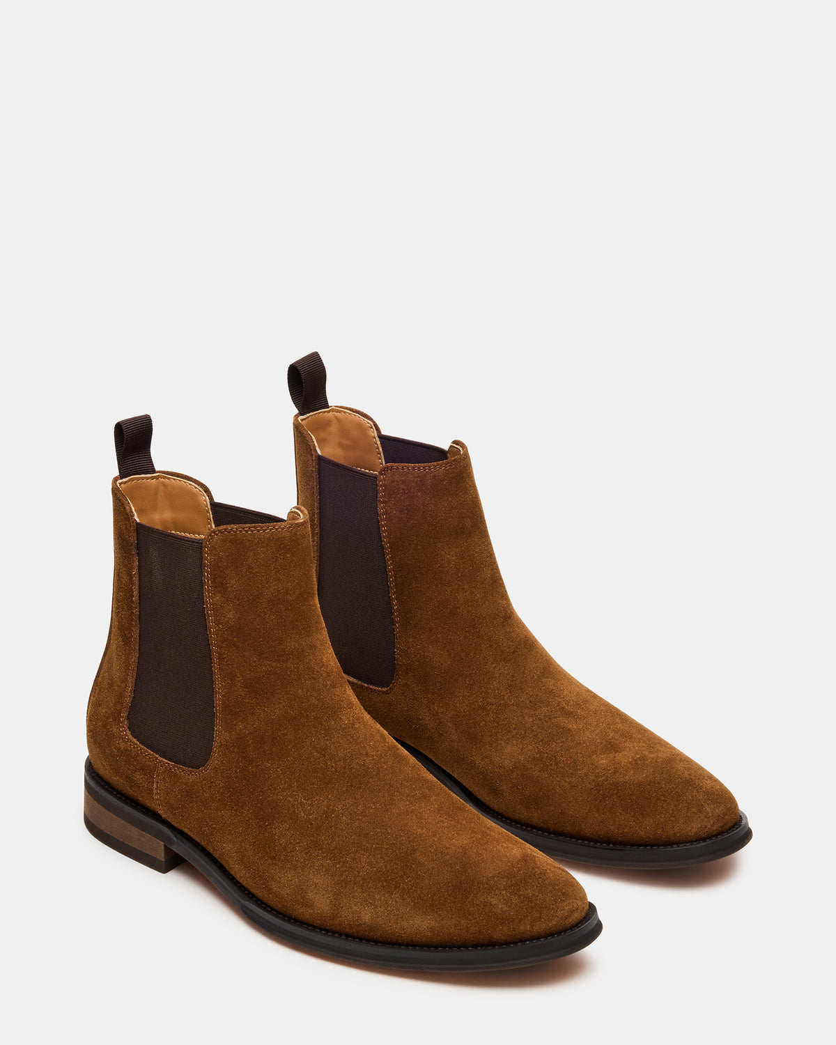 ALDAIR Chestnut Suede Chelsea Men's Ankle Boot | Steve Madden New