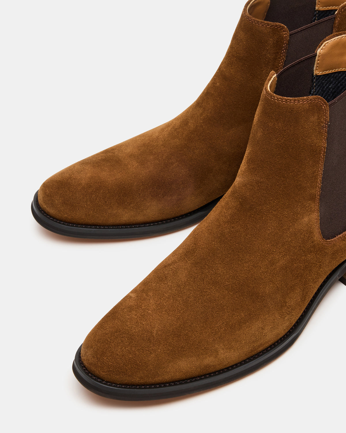 ALDAIR Chestnut Suede Chelsea Men's Ankle Boot | Steve Madden New