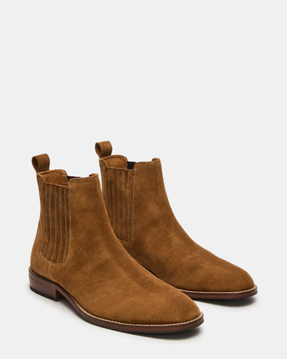RYKER Cognac Chelsea Men's Ankle Boot | Steve Madden Hot Sale