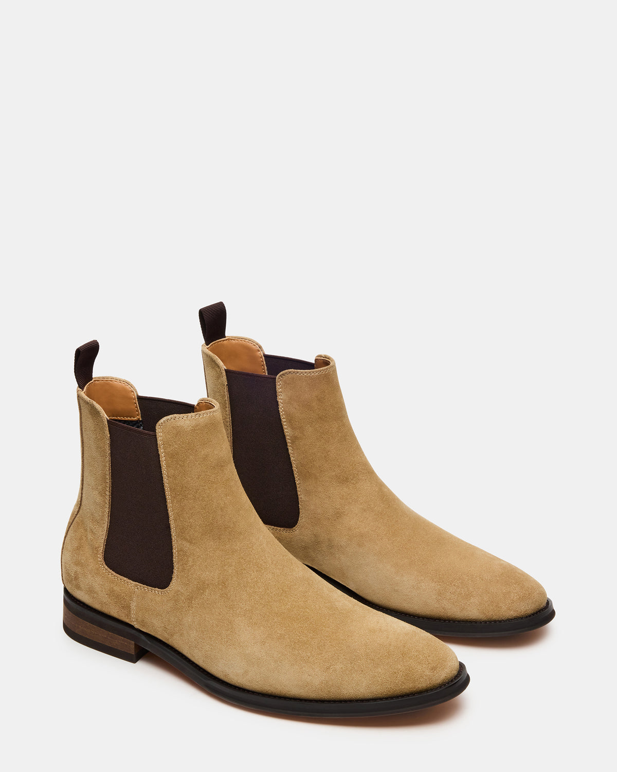 ALDAIR Taupe Suede Chelsea Men's Ankle Boot | Steve Madden Value