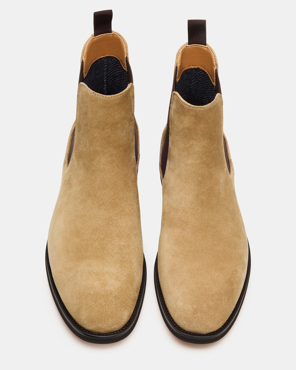 ALDAIR Taupe Suede Chelsea Men's Ankle Boot | Steve Madden Value