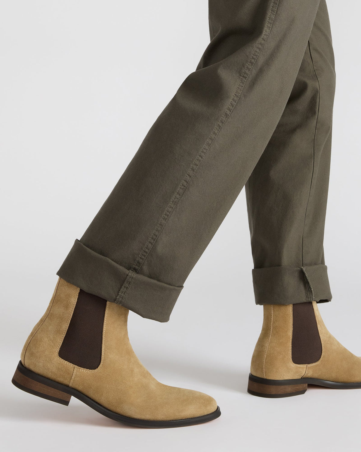 ALDAIR Taupe Suede Chelsea Men's Ankle Boot | Steve Madden Value