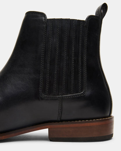 RYKER Black Chelsea Men's Ankle Boot | Steve Madden New