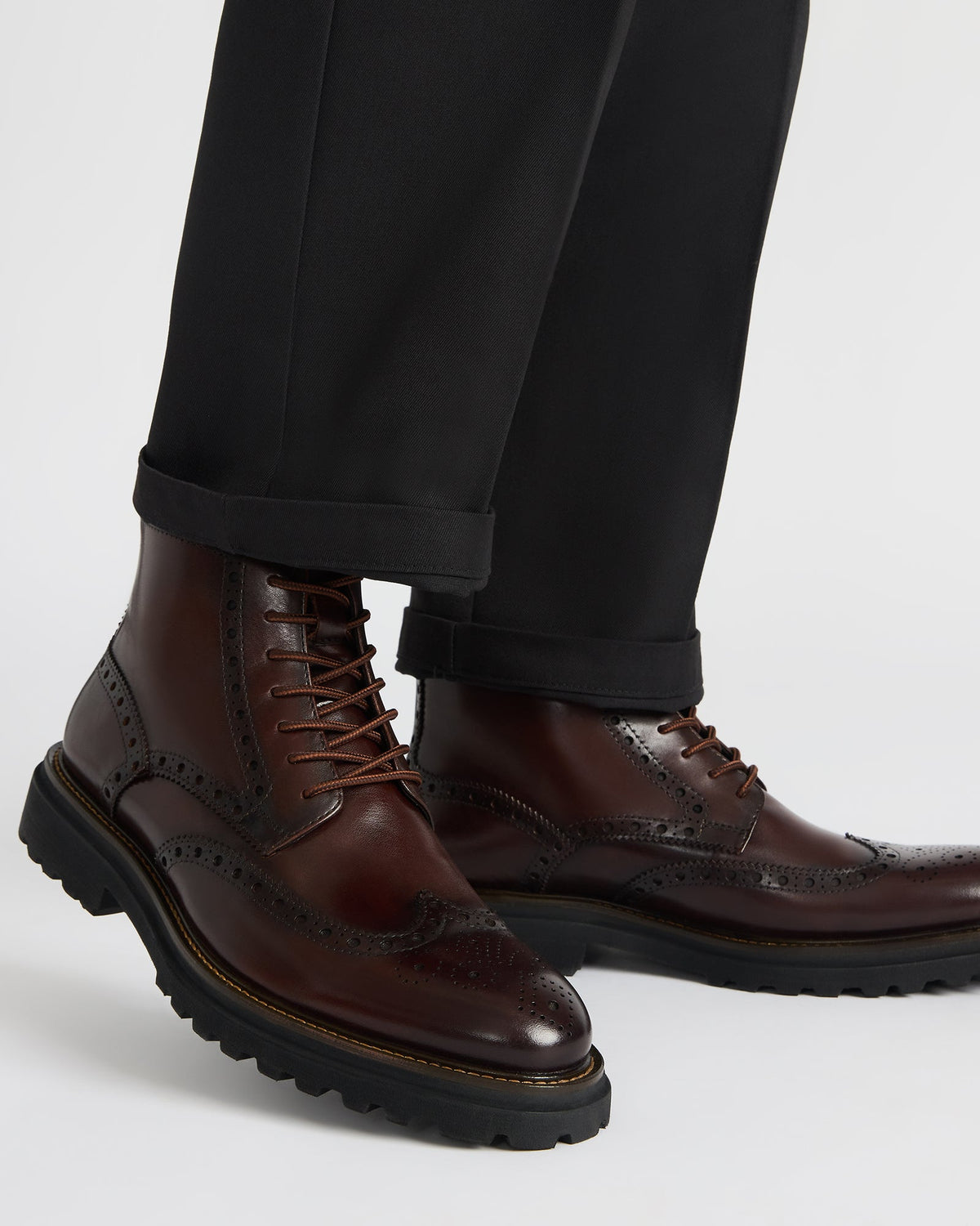 KODA Dark Brown Lace-Up Men's Ankle Boot | Steve Madden Popular