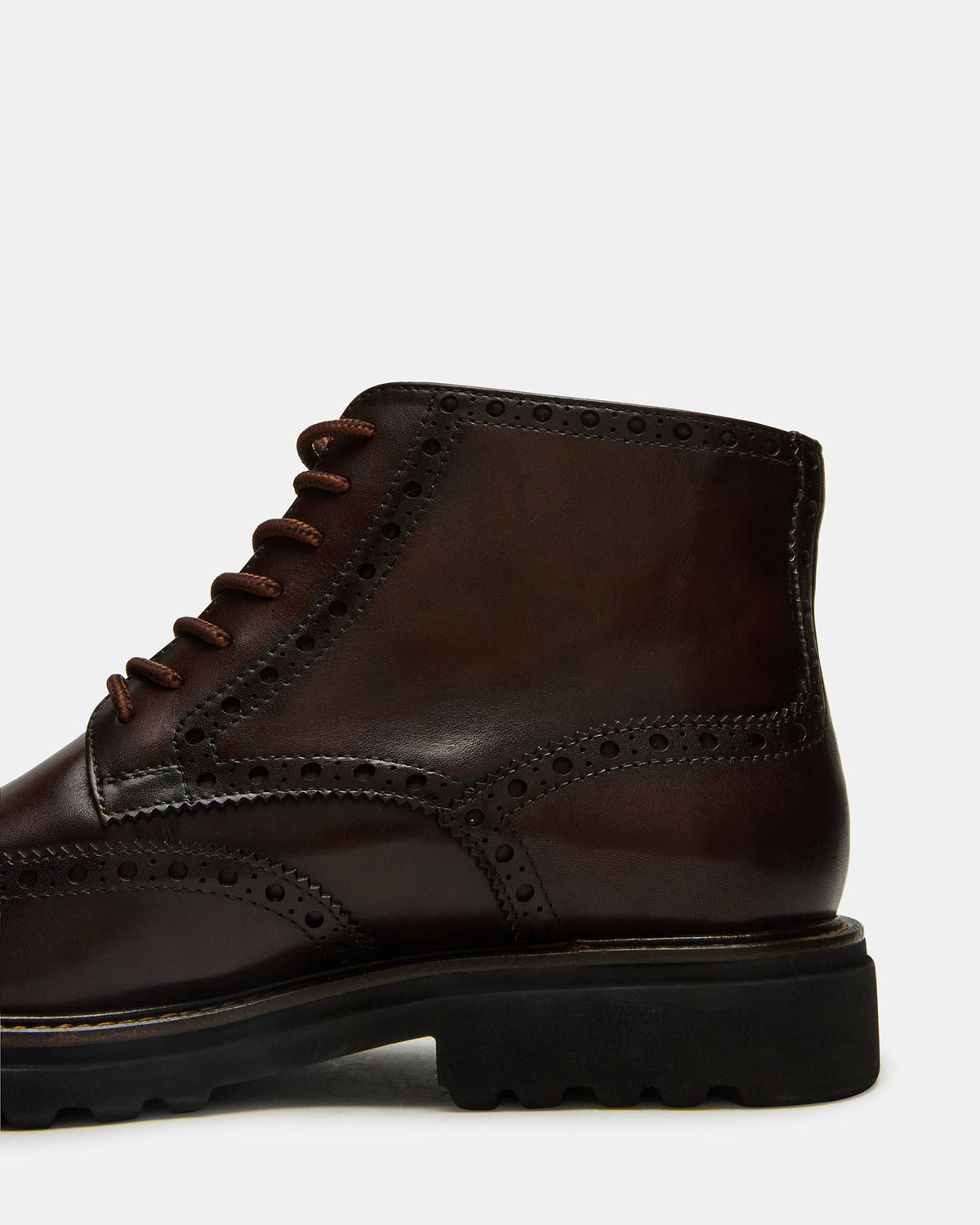 KODA Dark Brown Lace-Up Men's Ankle Boot | Steve Madden Popular