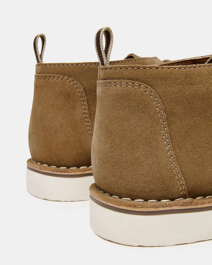 HERO Cognac Suede Lace-Up Ankle Men's Boots | Steve Madden Quality
