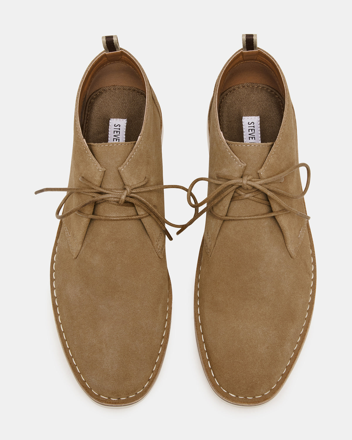 HERO Cognac Suede Lace-Up Ankle Men's Boots | Steve Madden Quality