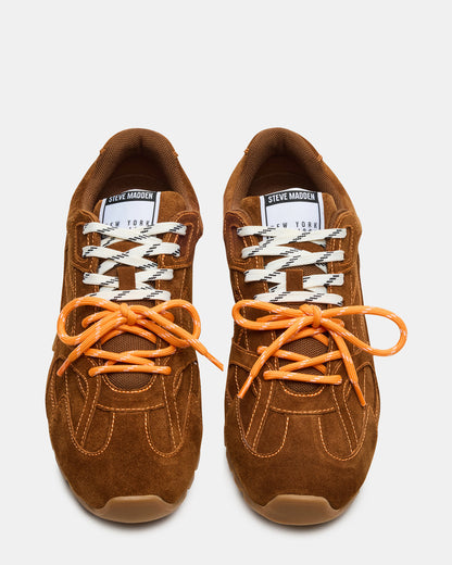MIDAS Chestnut Low-Top Lace-Up Men's Sneaker | Steve Madden Quality