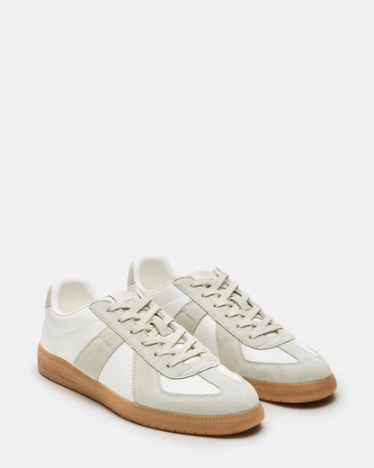 DIXON White Multi Low-Top Panel Men's Sneaker | Steve Madden Value