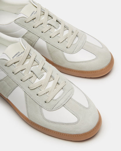 DIXON White Multi Low-Top Panel Men's Sneaker | Steve Madden Value