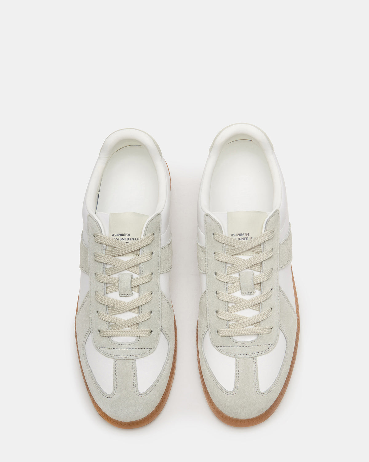DIXON White Multi Low-Top Panel Men's Sneaker | Steve Madden Value