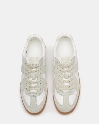 DIXON White Multi Low-Top Panel Men's Sneaker | Steve Madden Value