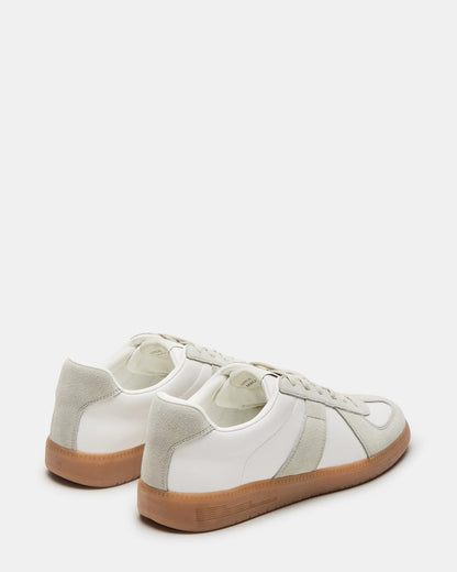 DIXON White Multi Low-Top Panel Men's Sneaker | Steve Madden Value