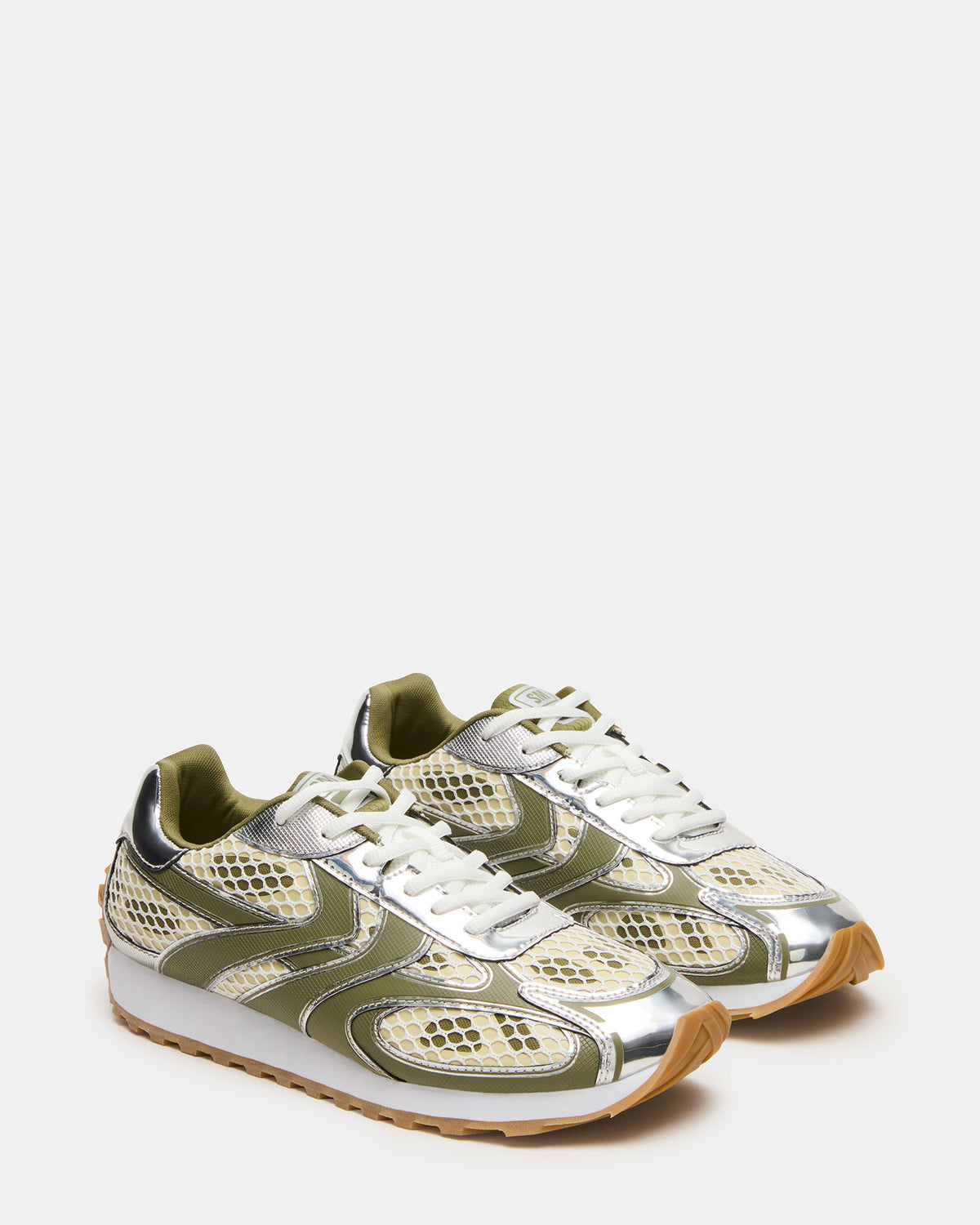 XYLO Green Low-Top Lace-Up Men's Sneakers | Steve Madden Best Price