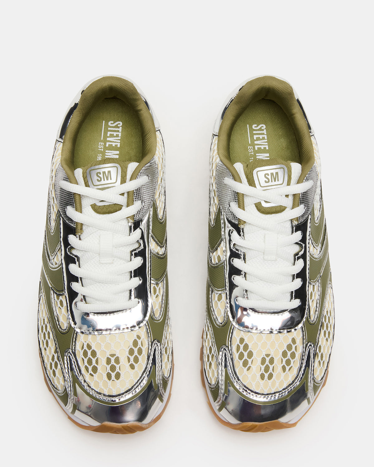 XYLO Green Low-Top Lace-Up Men's Sneakers | Steve Madden Best Price